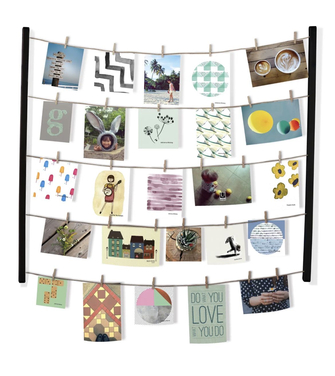 Wedding/Bridal Shower Decor: Umbra Hangit Clothesline Photo Display