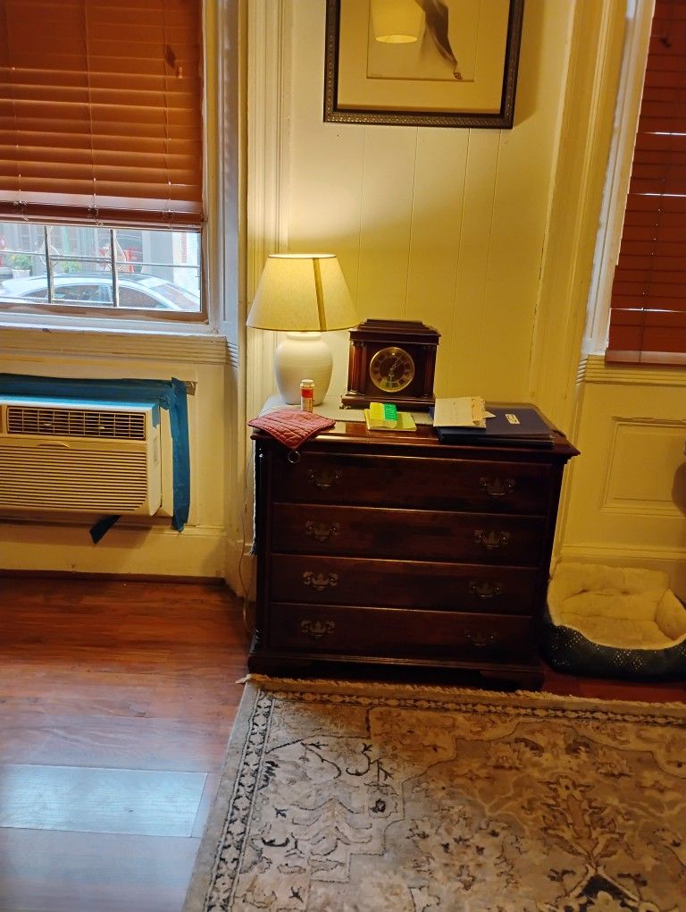 1940s Solid Mahogany Dresser