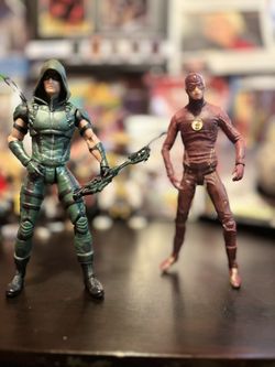 Dc Collectibles Set The Flash And Green Arrow From
