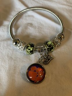 Clemson Tigers Charm Bracelet