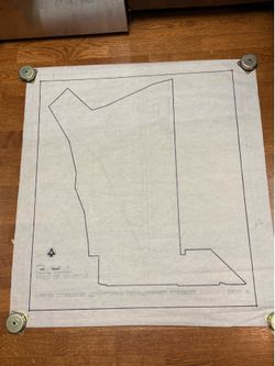 Vintage port of Seattle technical plan lower to Amish industrial district 1962