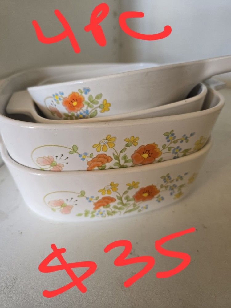 Corning Ware Casseroles  Different Prices