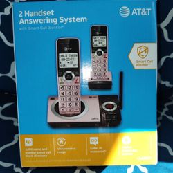 AT&T 2 Handset phone, answering System