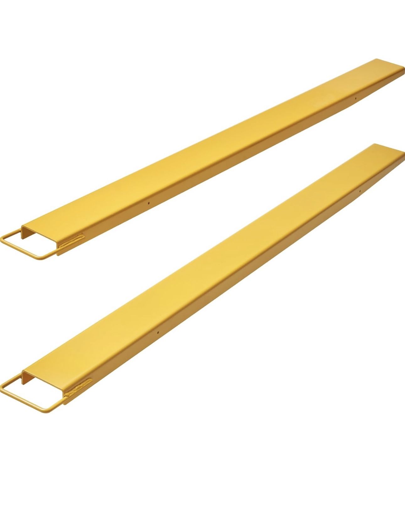 Forklift Extensions, 84 inch Fork Extensions 4.5 inch Width, Heavy Duty Steel Pallet Fork Extensions, 1 Pair