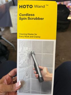 Hoto wand cordless spin scrubber