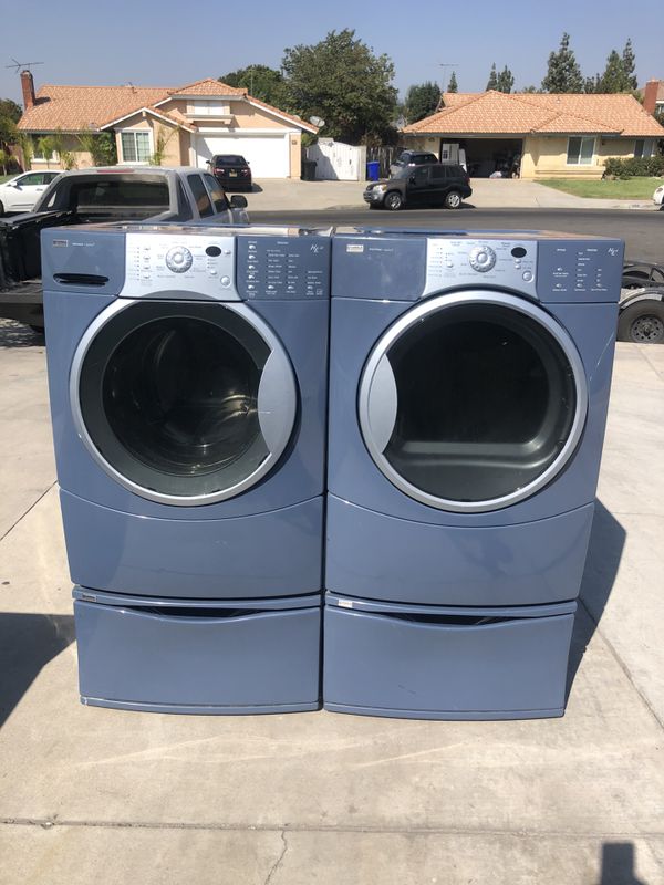 Kenmore elite washer and dryer gas heavy duty super capacity plus good condition deliver and
