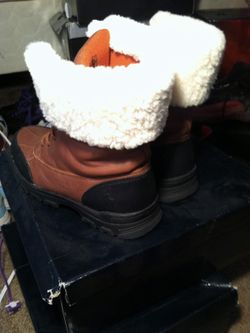 5y Polo Boots with fur trim