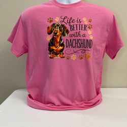 Dachshund T-shirt, New, Size Medium, 50/50 Cotton/poly, Free Shipping/Local Pickup, (item #380)