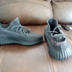 All black Adidas Yeezy 