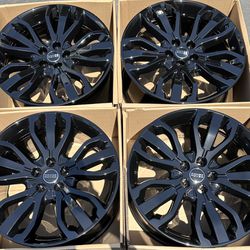 21” Range Rover Factory Wheels Rims Gloss Black New HSE Sport