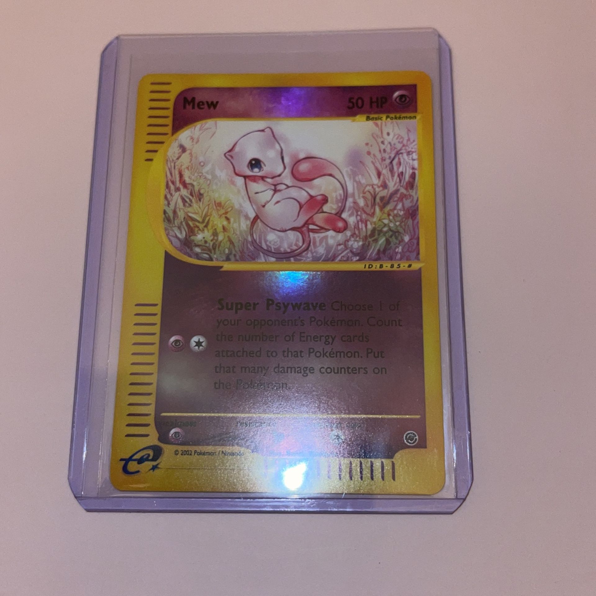 MINT Mew 19/1165 Expedition Reverse Holo Rare Pokemon Card