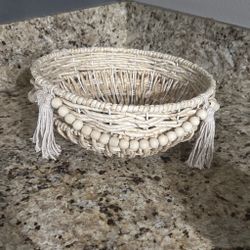 Home Decor- Boho Decorative Basket $20