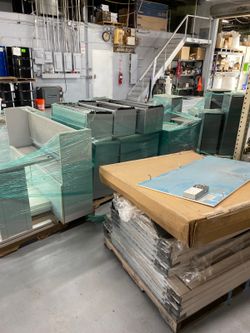 Office Cubicles with storage cabinets. $600 obo each.