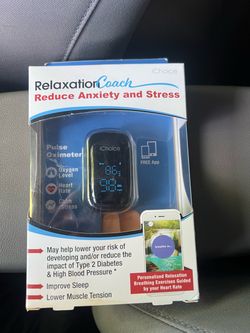 iChoice Relaxation Coach Pulse Oximeter – New in Box
