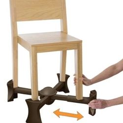 Kids "Chair-Booster Legs" ,Universal Tool For 4-Leg-Chairs. To Help Kids Reach Tables. Foldable&Lightweight. Firm Price.