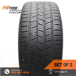 Set of 2 Used  8.5/32    255/40R19  100H  Continental  ContiProContact AO