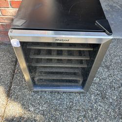Whirlpool Wine Fridge/ Bev Cooler