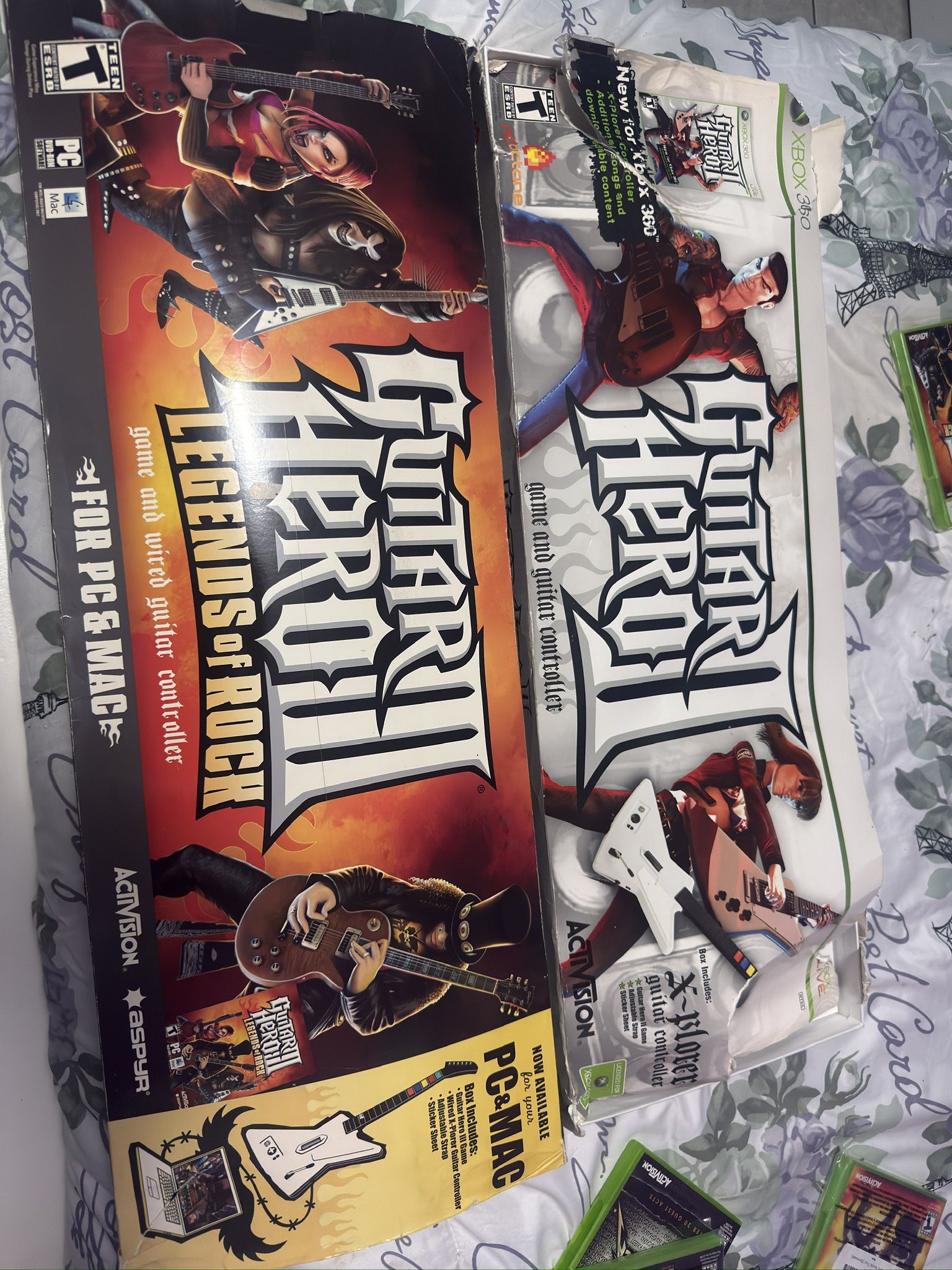 Guitar Hero Controllers, Games And Also Xbox 360 Console