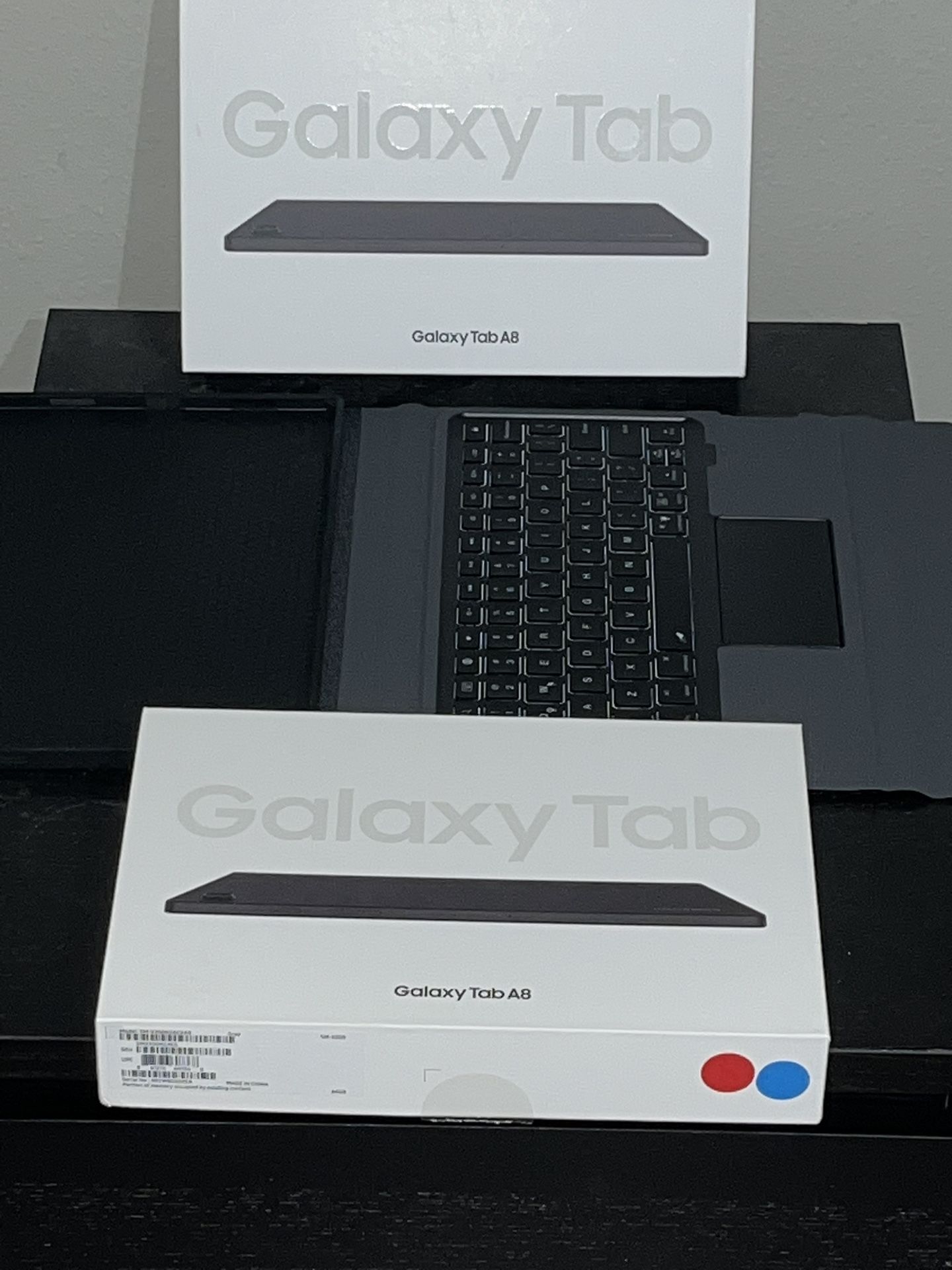2 Samsung Galaxy Tab A8 64gb And Keyboard Case