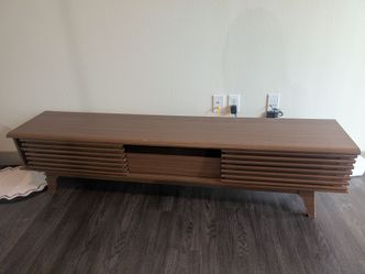 mid century modern TV stand