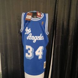 Brand New Mitchell Ness Lakers Jersey 