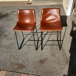 Modern Leather Stool Chairs