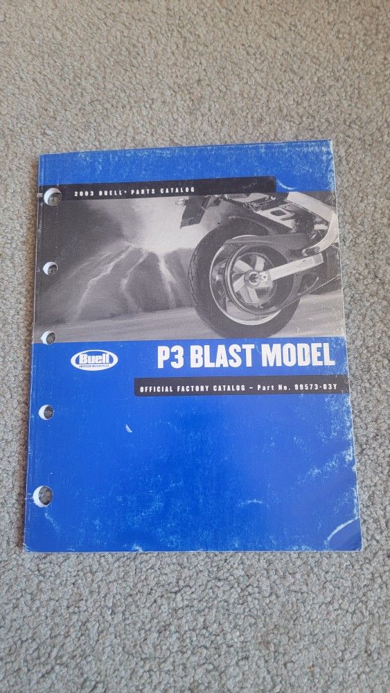 2003 Buell Blast P3 Parts Catalog