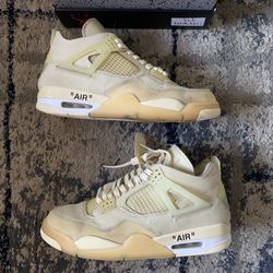 Jordan 4 Off White Size 12W/10.5M