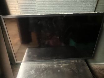 Samsung TV with wall mount