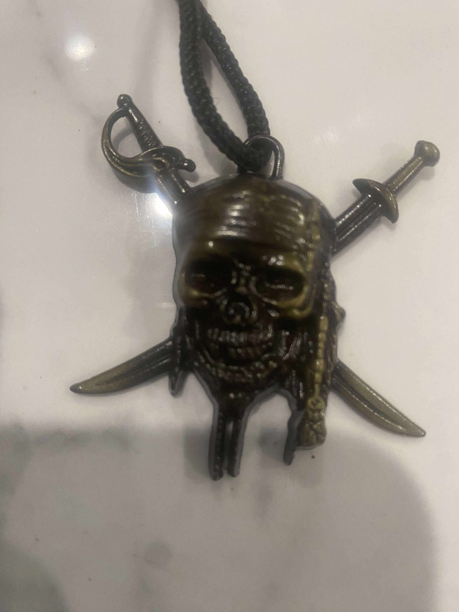 Fashion Vintage Charm Pirates Of The Caribbean Necklace Skull Cross Swords #35