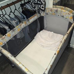 Pack and Play mattress with 2 covers