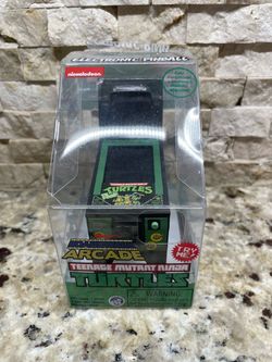 Teenage Mutant Ninja Turtles Boardwalk Arcade Electronic Pinball Game NEW