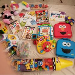 Lot Of Toys Learning Disney Minnie Mouse Crayola Legos ABC NOS.
