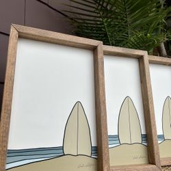 Hand Painted Surf Art
