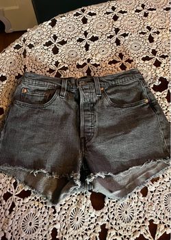 Women’s Levi's Black Denim Cutoff Shorts