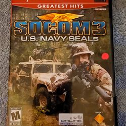 SOCOM 3: U.S. Navy SEALs (Sony PlayStation 2 PS2, 2005) GREATEST HITS NEW SEALED