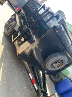 Smooth dump trailer