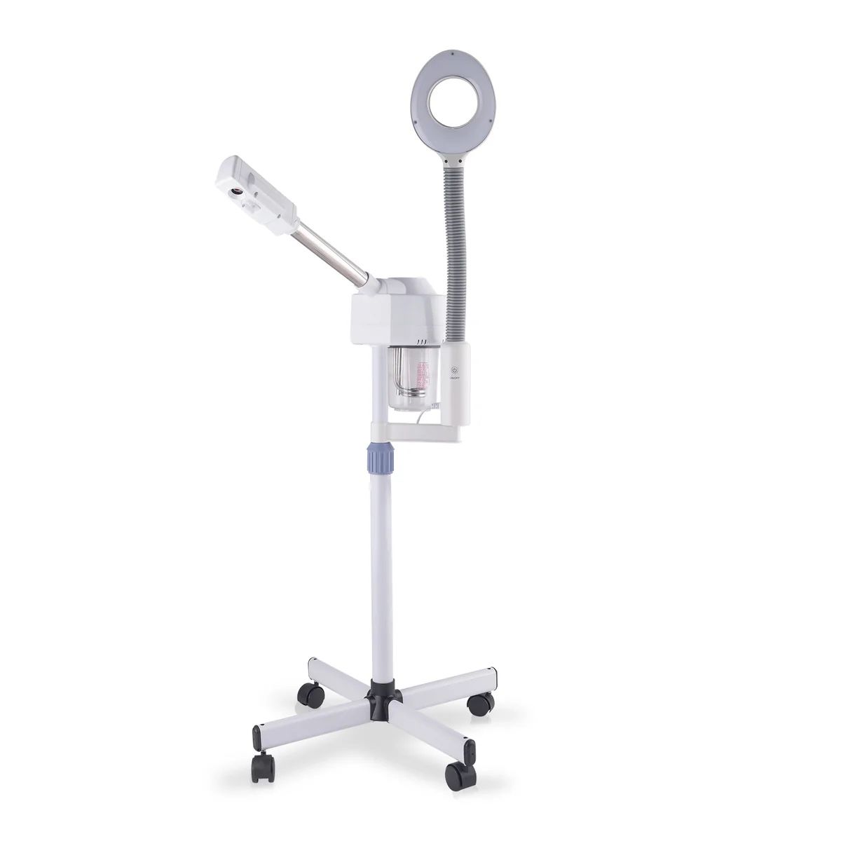 2 in 1 Professional Touch Screen Facial Steamer with 5X Magnifying Lamp