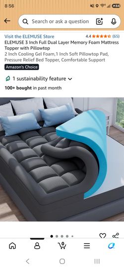 Mattress Foam Topper Full size