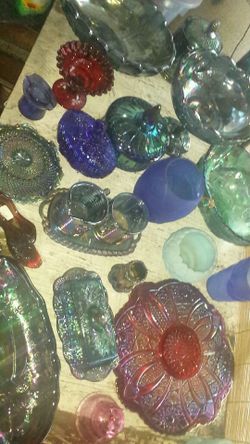 Fenton carnival glass collection and more
