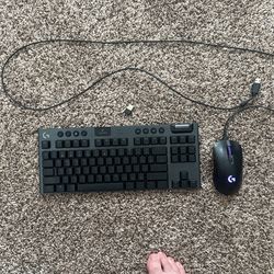 Logitech Mechanical Keyboard And Mouse