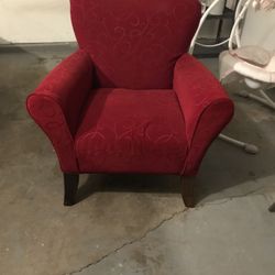 Red Coffee Chair (Accent Chair)