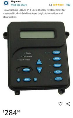 Hayward GLX-LOCAL-P-4 Local Display Replacement for Hayward PL-P-4 Goldline Aqua Logic Automation and Chlorination "UNTESTED"