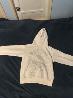 White spider hoodie
