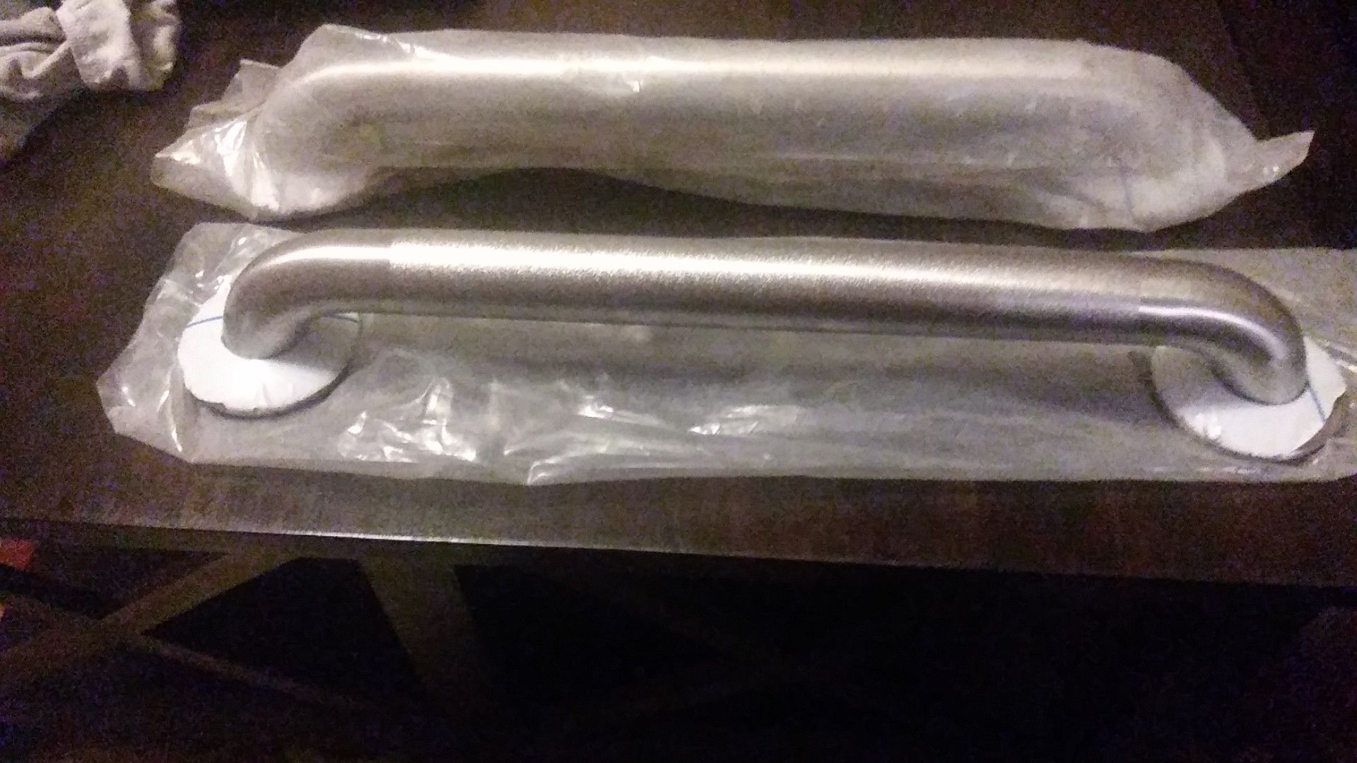 2 Stainless Steel Grab Bars for Shower/Bath