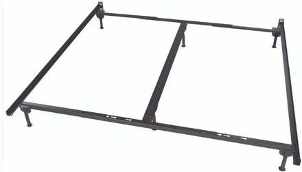 New King Size metal frail metal frame with center support