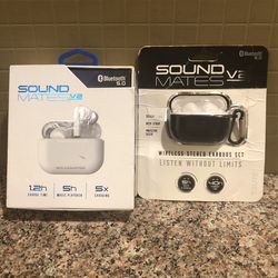 Sound Mates V2 Wireless Stereo Earbuds 🎄🎁 ( Located in Hawthorne )(NO DELIVERY)