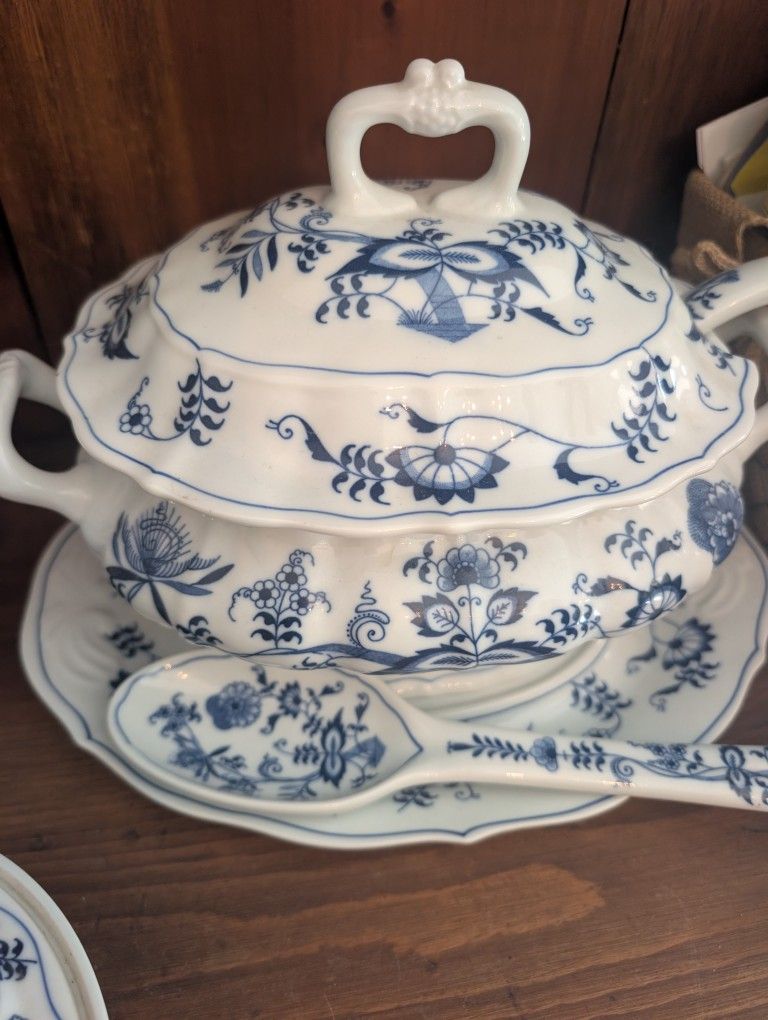 Service For 12 Fine China Blue Danube