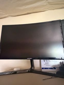 Samsung Curved Computer Monitor 1080 p
