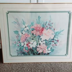 BARBARA GENTILE  SOFT FLORAL COLOR SIGNED PICTURE (offers welcome)